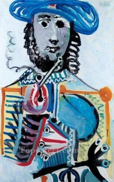 El hombre de la pipa 1 1968 Pablo Picasso Pinturas al óleo